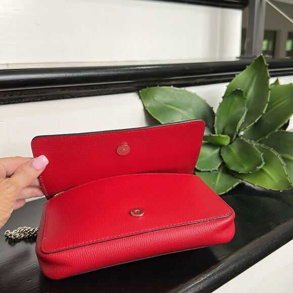 Kate Spade genuine leather Sylvia chain wallet crossbody handbag purse like new - Picture 9 of 12